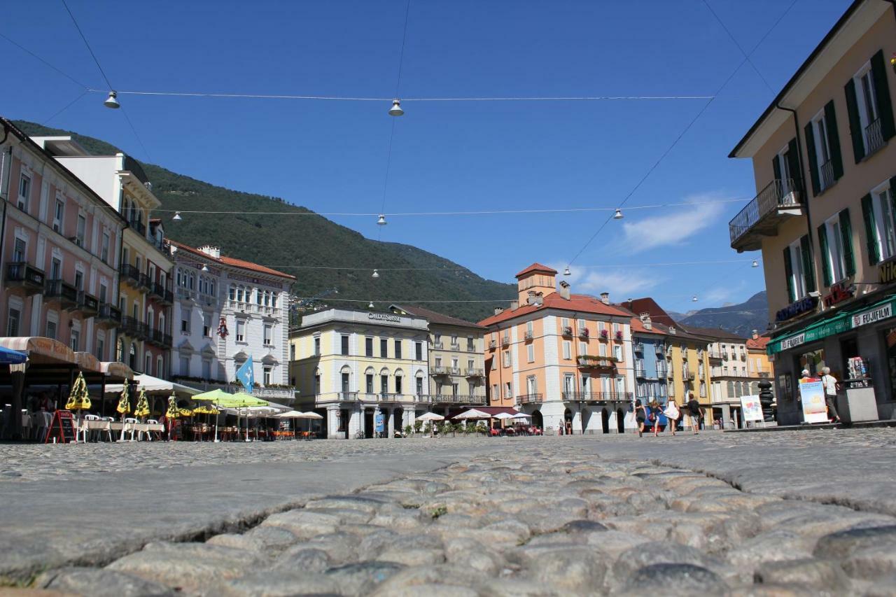 Hotel Dell'Angelo โลการ์โน ภายนอก รูปภาพ