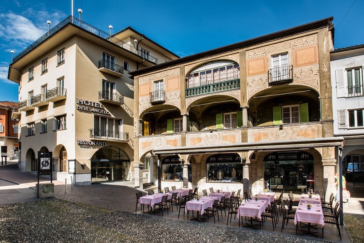 Hotel Dell'Angelo โลการ์โน ภายนอก รูปภาพ